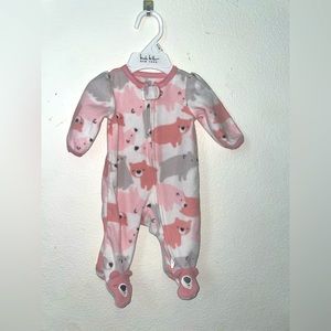 Newborn sleep onesie. Super soft with both top and bottom zipper.